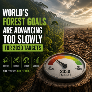 Forest conservation goals advancing too slowly toward 2030 targets